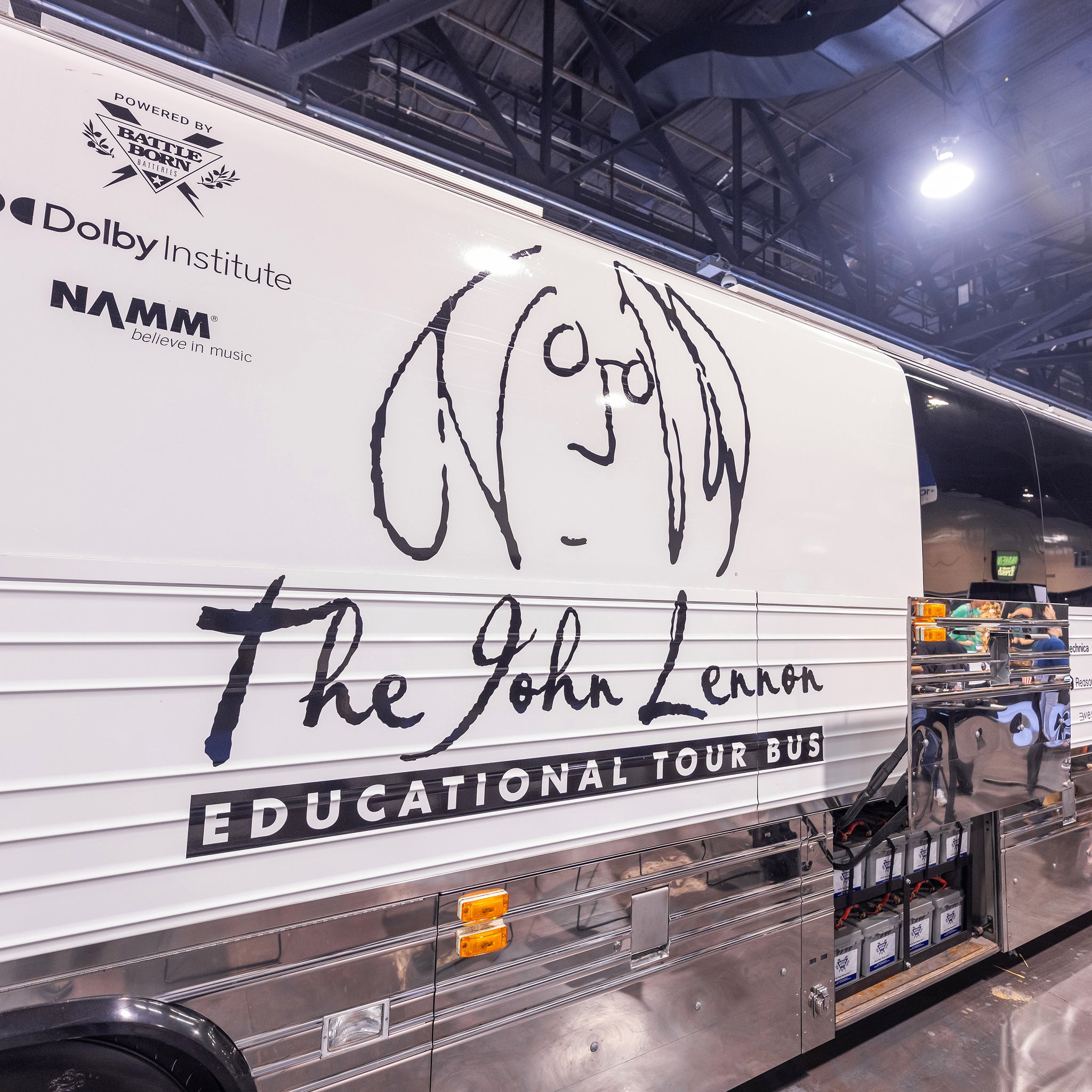 Dragonfly Energy Drives the John Lennon Educational Tour Bus Toward Sustainability